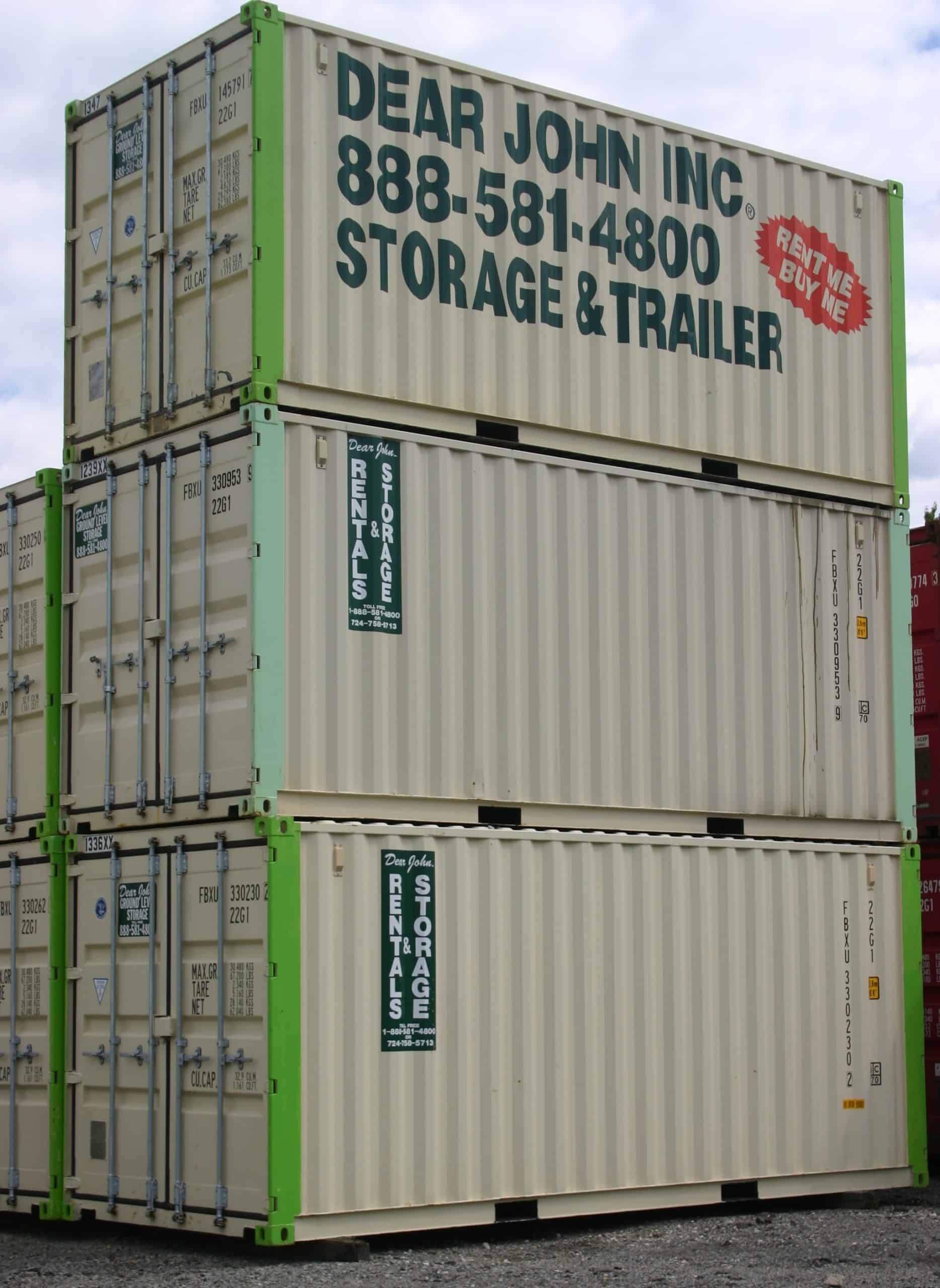 20' Storage containers (2)