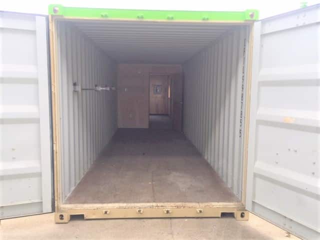 40' Ground Level Office Container 2